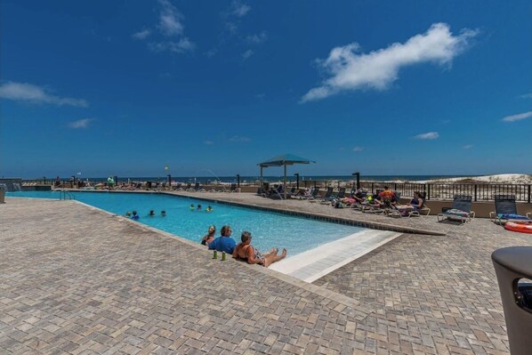 Indoor pool, a heated pool