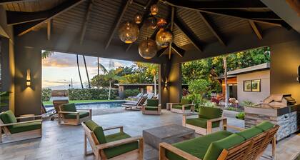 Villas By The Cove, Villa 5 · Exquisite Ocean View Villa with Pool across from the Beach