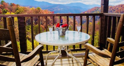 Trillion Dollar Mtn View Great Gatlinburg Location Private Cozy Romantic Hot Tub