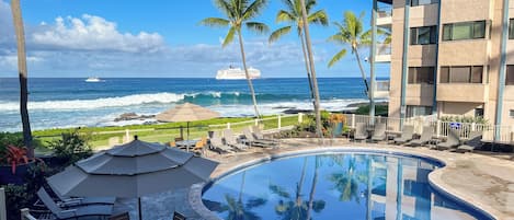 屋外プール、温水プール