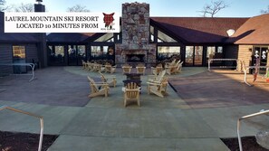 Property grounds - Serene Mountain Cottage on banks of McCullen Run Stream (Ligonier)