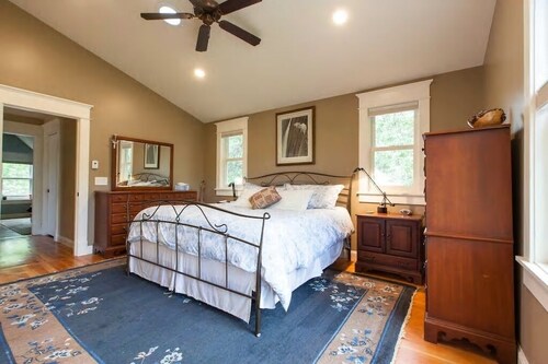 Walk to Pearl St from Luxury Historic Home w/Chef's Kitchen & Private Yard