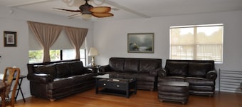 Gulf Access Waterfront Home With Private Dock – Walk to Beach