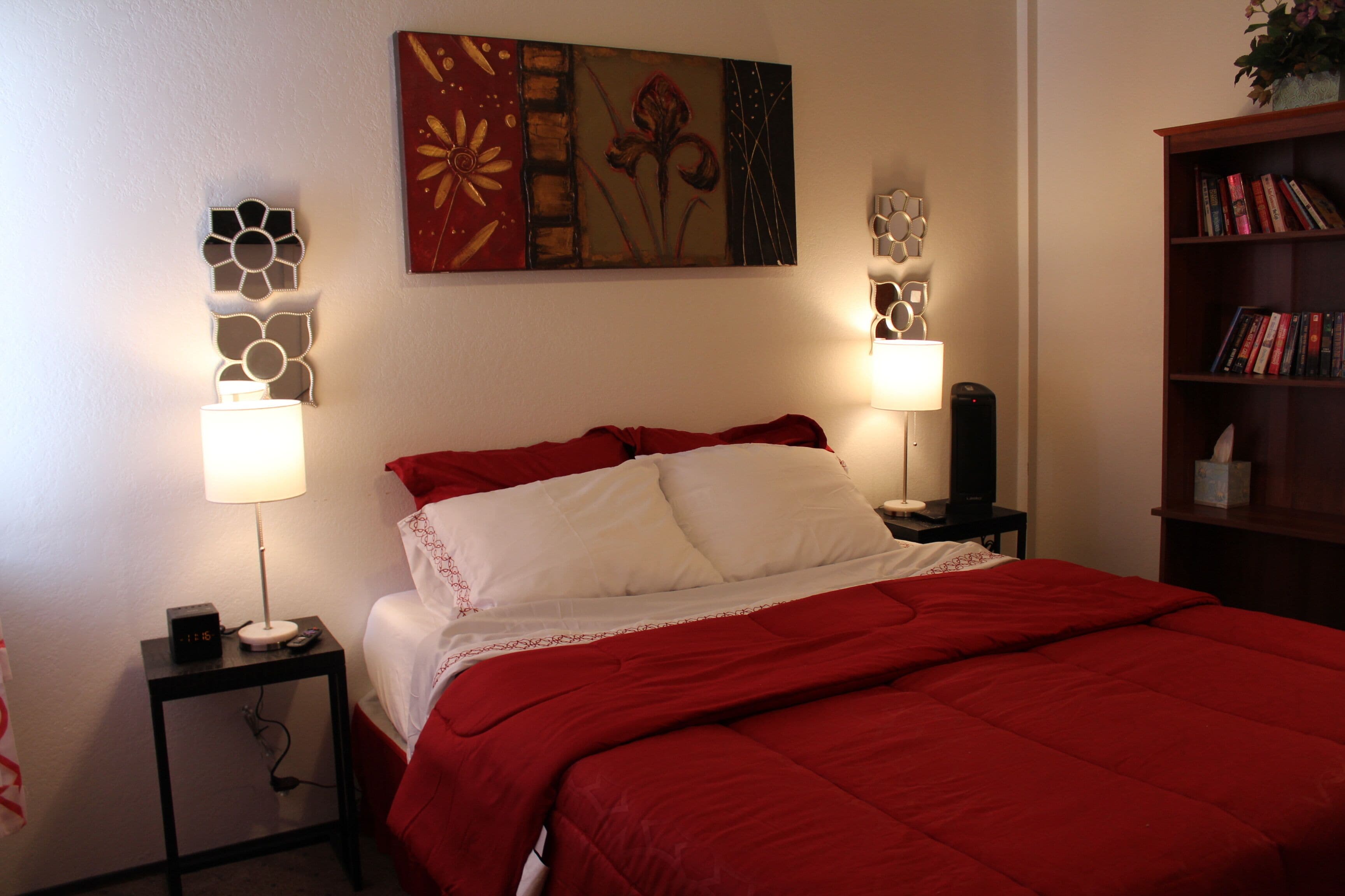 3 habitaciones, tabla de planchar con plancha y wifi gratis 