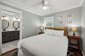 2 bedrooms, iron/ironing board, travel crib, WiFi (free)
