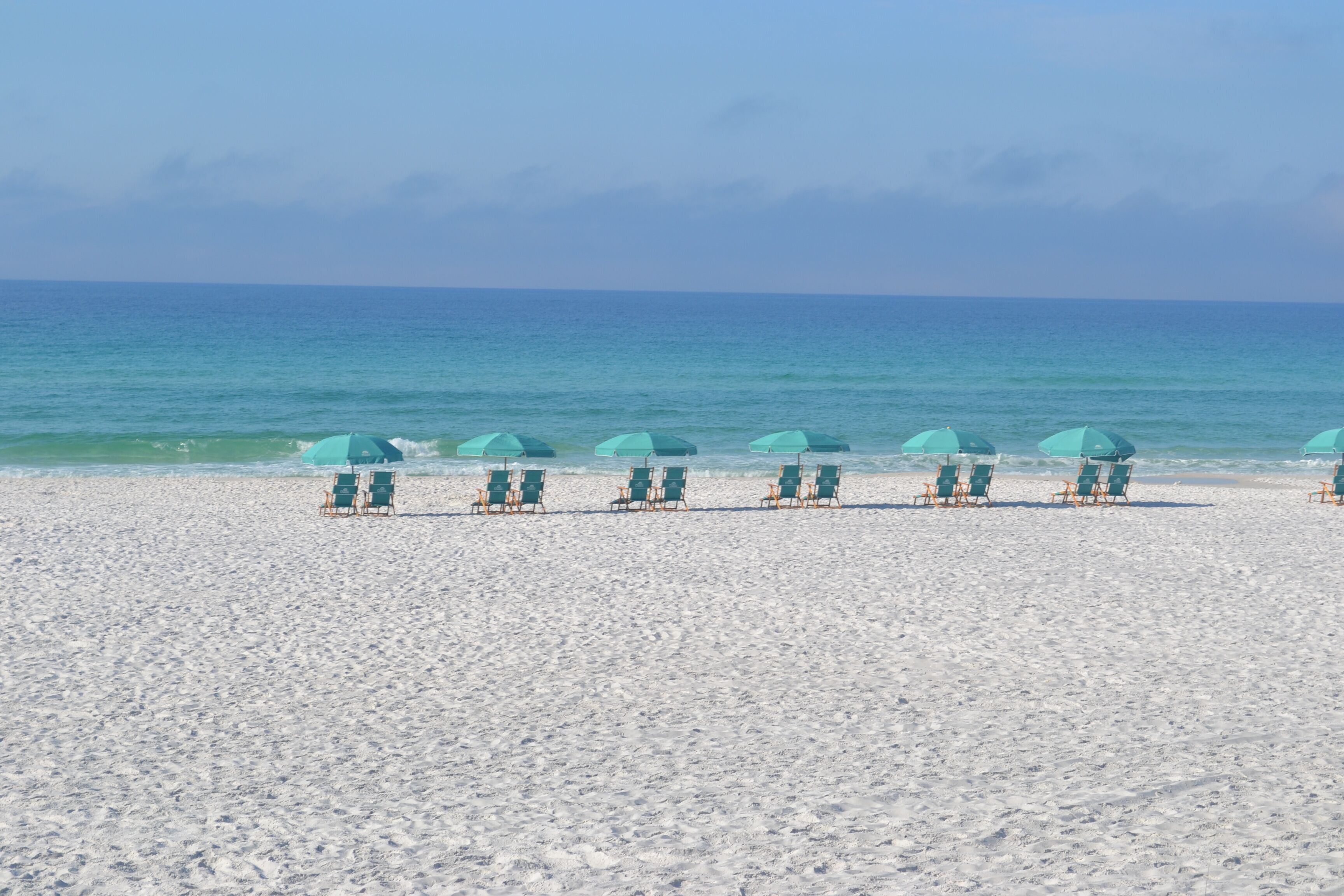 Beach nearby, sun-loungers