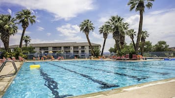 Indoor pool, a heated pool