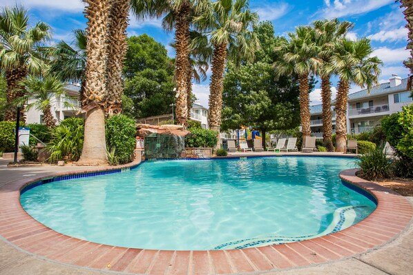 Indoor pool, a heated pool