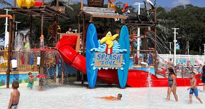 Quiet section of Ocean Lakes with access to all ammenities