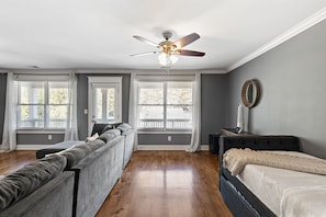 4 bedrooms, iron/ironing board, travel crib, WiFi