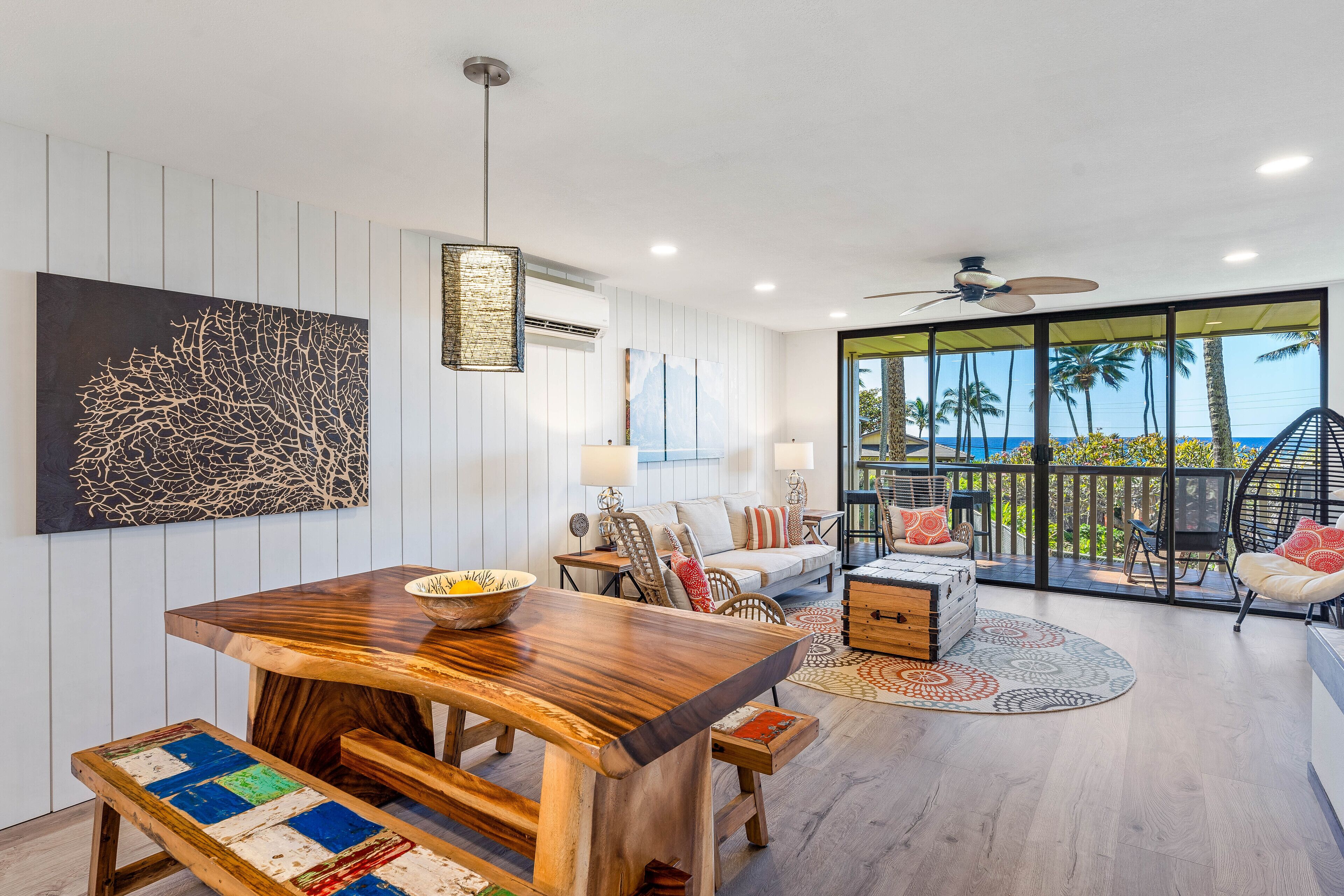 Smart TV, DVD player, books