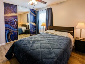 3 bedrooms, iron/ironing board, WiFi, bed sheets