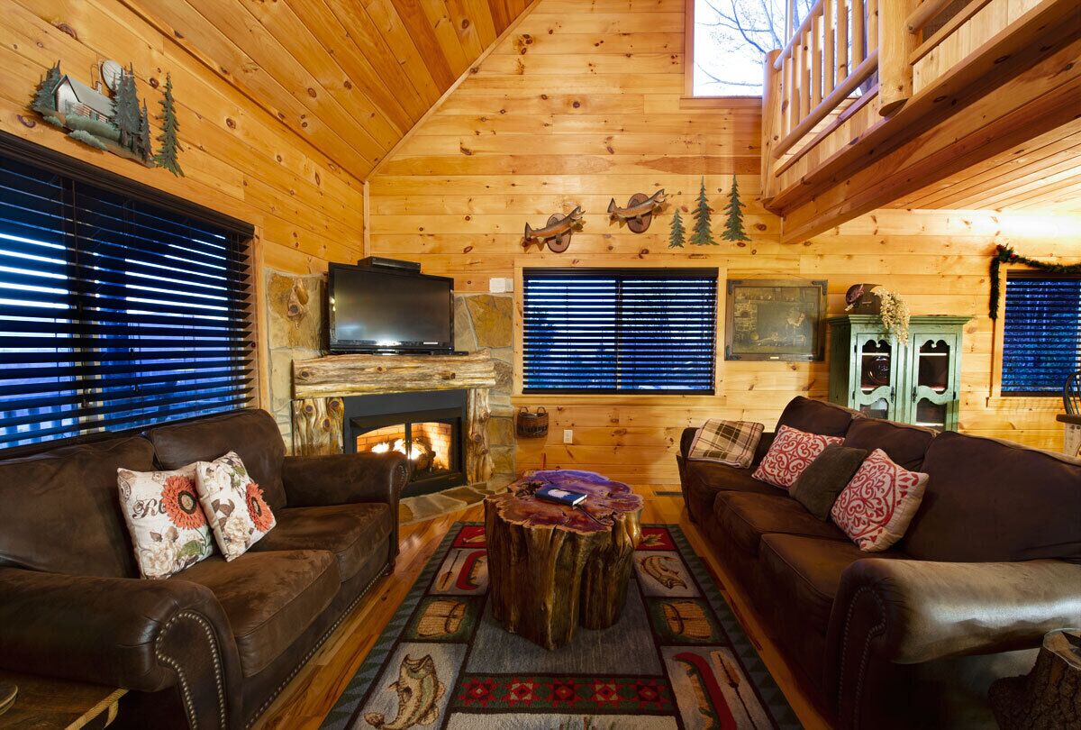 TV connectée, cheminée