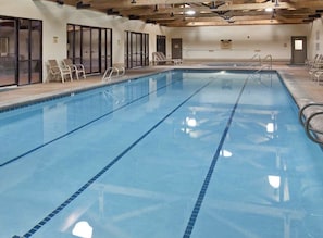 Indoor pool, outdoor pool