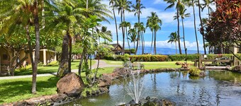 Oceanview 1BR Condo d'angle au rez-de-chaussée avec A / C - Super emplacement !!