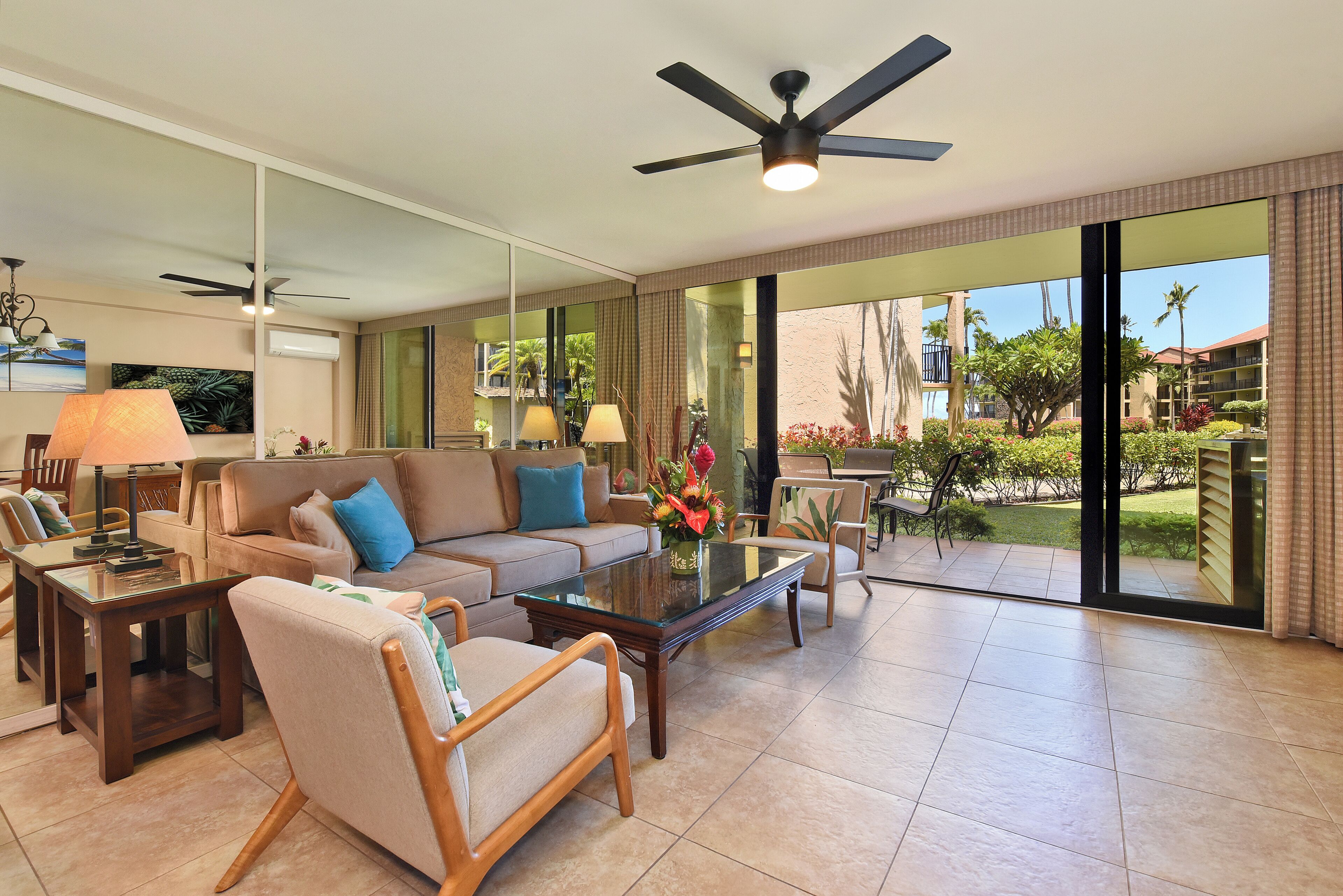 Smart TV, DVD player, books