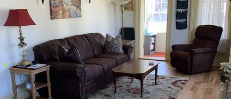 Smart TV, DVD player, books