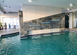 Indoor pool, outdoor pool