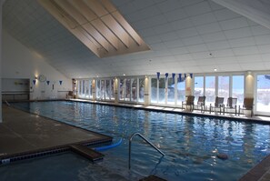 Indoor pool, a heated pool