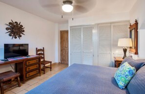 2 bedrooms, in-room safe, iron/ironing board, free WiFi