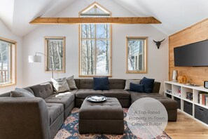 TV, books, stereo