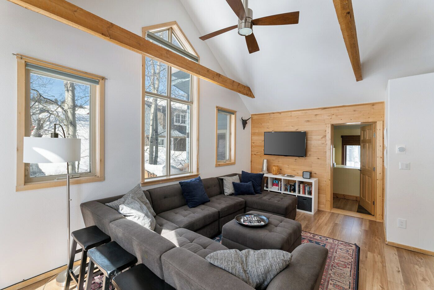 Télévision, livres, chaîne hi-fi