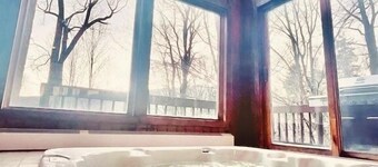 Promenera till Mount Snow - 6 sovrum Chalet med bubbelbad och Bastu