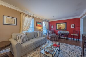 Smart TV, DVD player, books