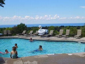 Indoor pool, a heated pool
