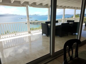 Dining - Exclusive Cruz Bay Villa! Amazing water view and sunsets! (Cruz Bay)