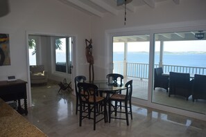 Dining - Exclusive Cruz Bay Villa! Amazing water view and sunsets! (Cruz Bay)