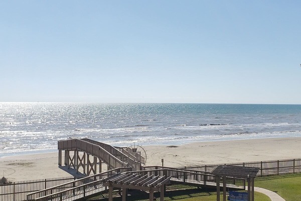 Beach view from both balconies.