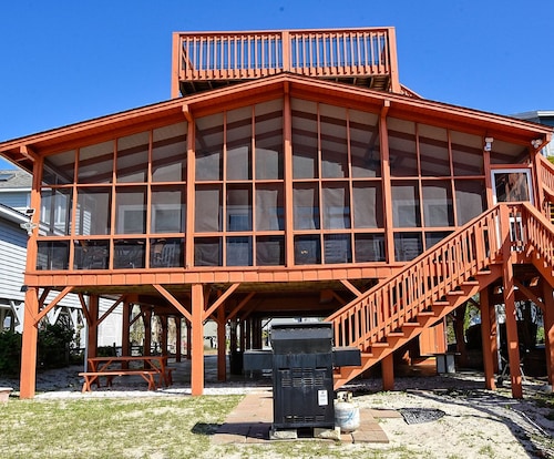 Sunset Beach Large Oceanfront Rental Home
