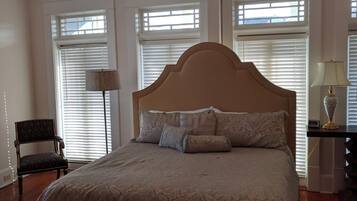 2 bedrooms, iron/ironing board, travel crib, free WiFi