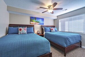 3 bedrooms, iron/ironing board, travel crib, free WiFi