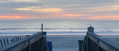 On the beach