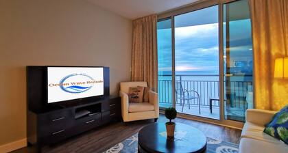Luxury 3 bd / 3 ba Condo, Keski-MB, upea suora näköala merelle