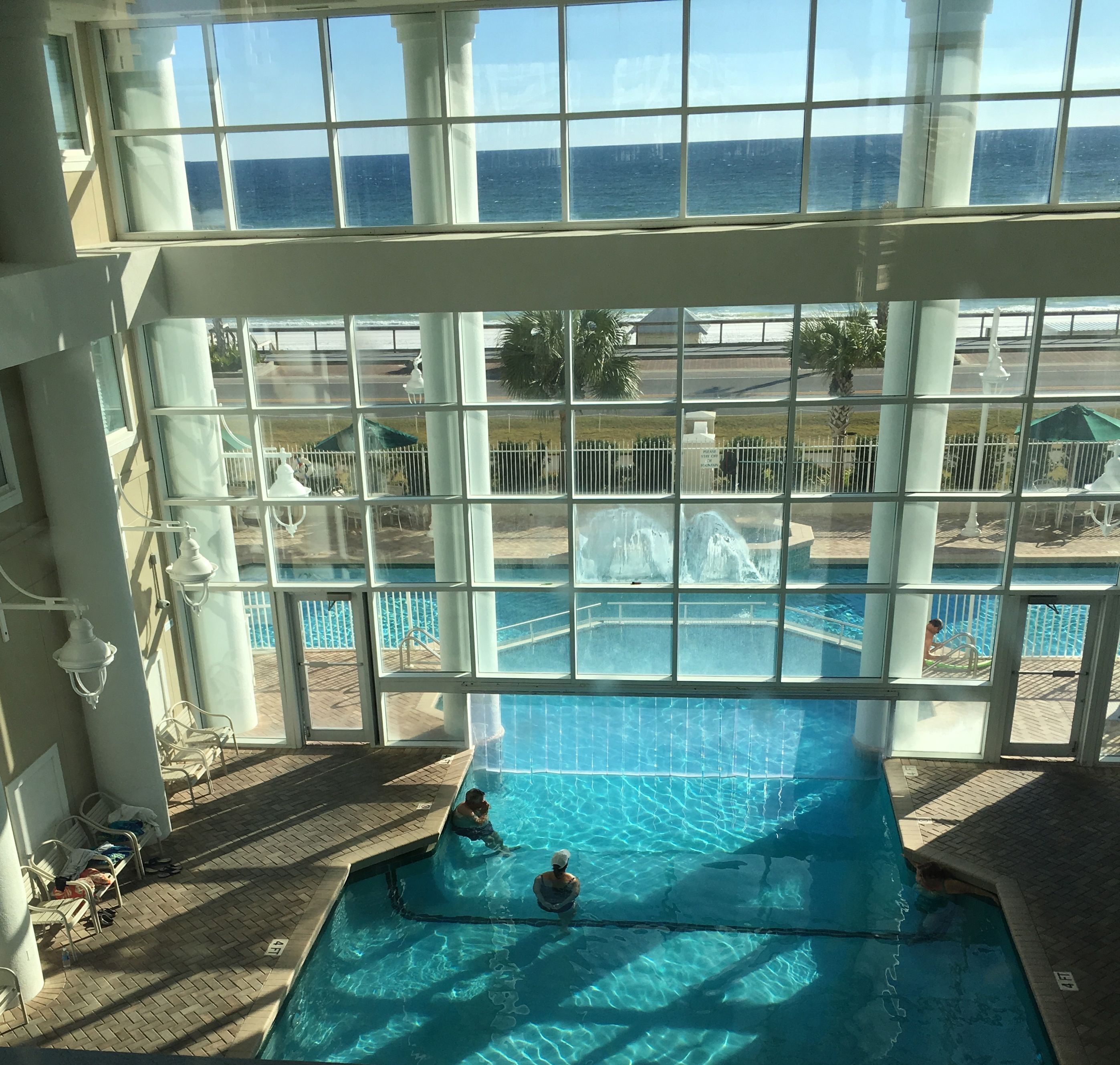 Indoor pool, outdoor pool