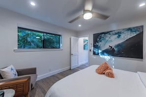 1 chambre, fer et planche à repasser, lit parapluie, Wi-Fi gratuit