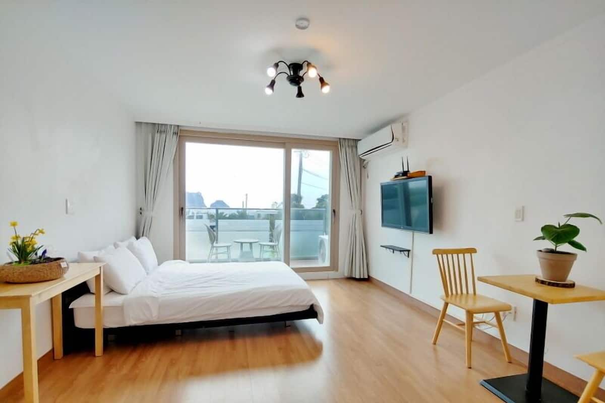 Quarto casal (39 sqm) | Escrivaninha, Wi-Fi de cortesia