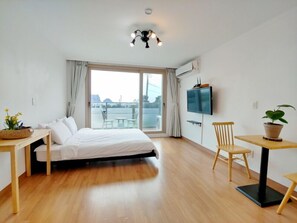 Dubbelrum (39 sqm) | Skrivbord och gratis wi-fi