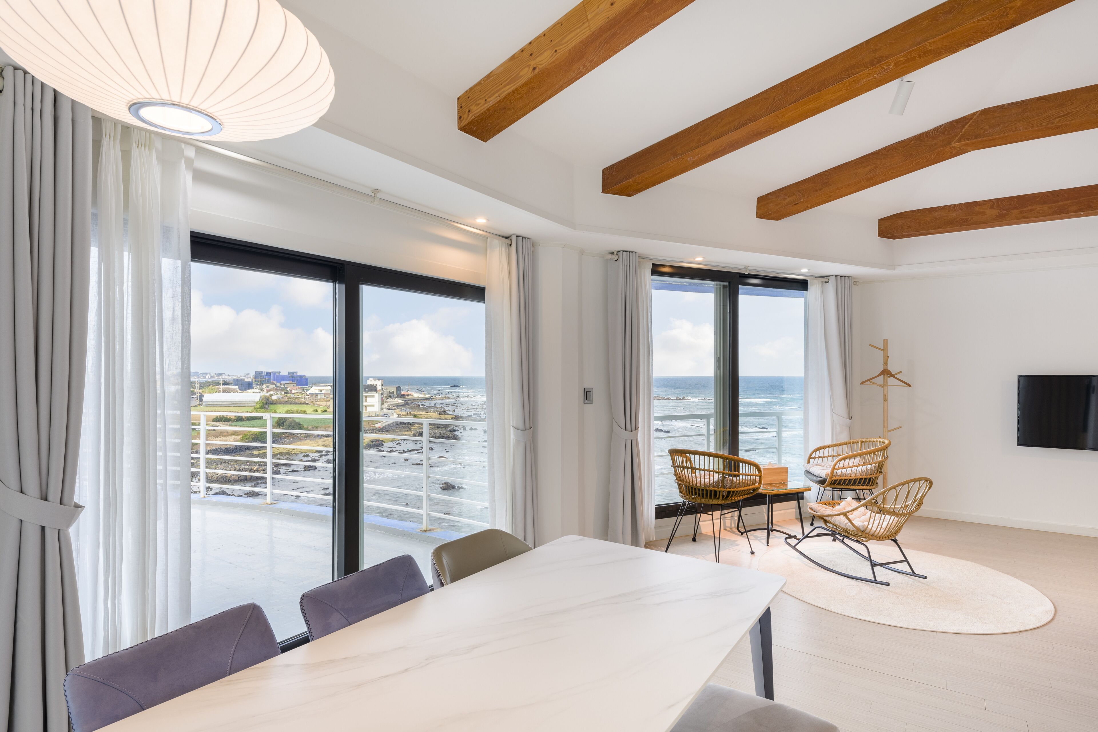 Studio Familial, 2 chambres (Sky 501) | Rideaux occultants, chambres insonorisées, Wi-Fi gratuit, draps fournis