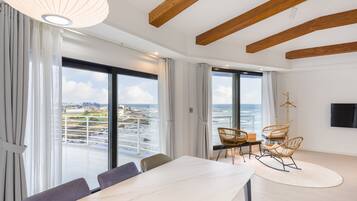 Studio Familial, 2 chambres (Sky 501) | Rideaux occultants, chambres insonorisées, Wi-Fi gratuit, draps fournis