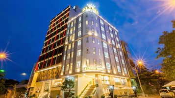 Front of property – evening/night