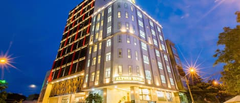 Front of property - evening/night