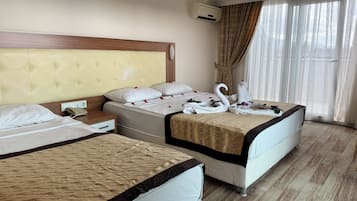 Minibar, iron/ironing board, bed sheets