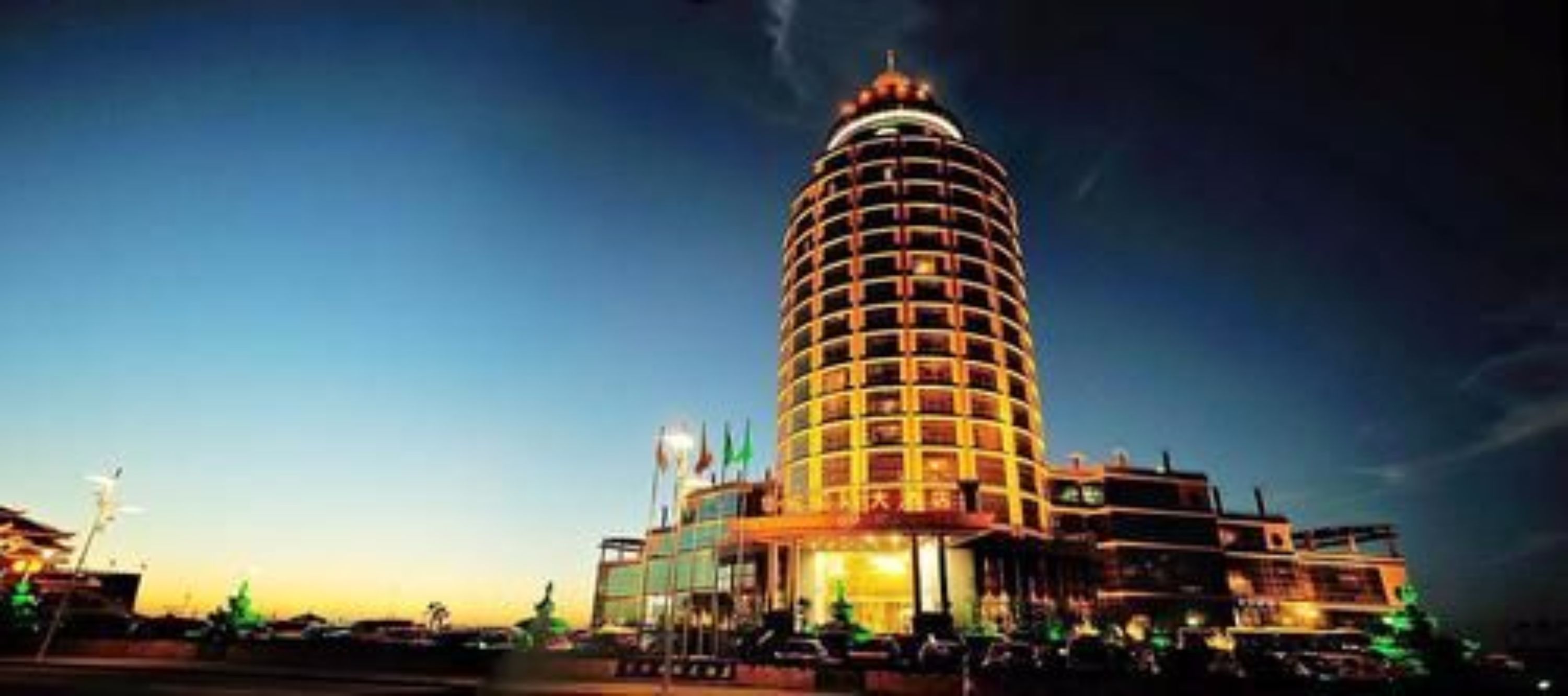 Front of property – evening/night