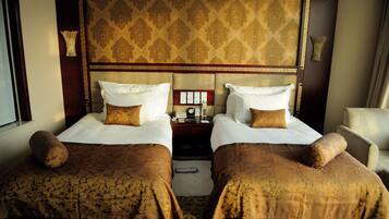 Minibar, in-room safe, desk, blackout drapes