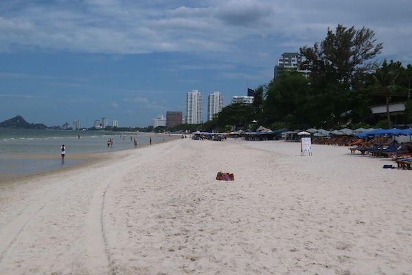 White sand