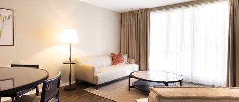 Superior Apartment, 1 Bedroom, Non Smoking, Balcony | Living area